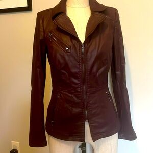 WHBM fitted Coated Denim Jacket